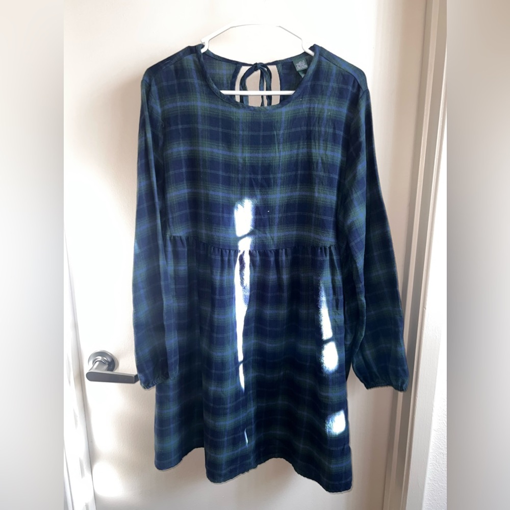NWOT Wild Fable Plaid Dress with Pockets